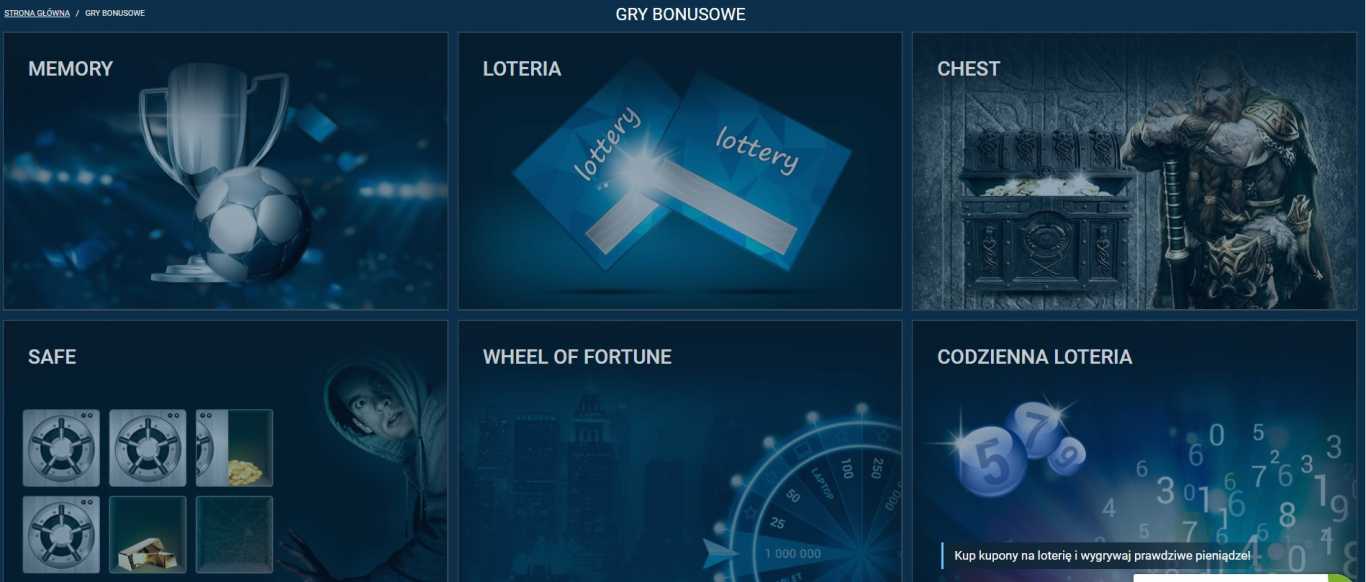 1xbet Gry bonusowe
